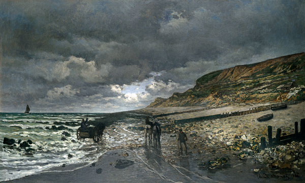 La Pointe de la Hève at Low Tide from Claude Monet