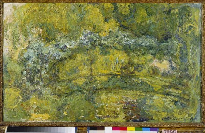 Le passerelle sur le bassin aux nymphéas. from Claude Monet