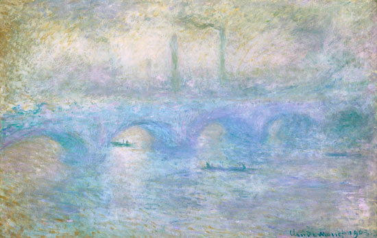 London, Waterloo-Brücke im Nebel from Claude Monet