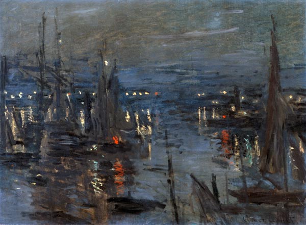 Abendstimmung im Hafen von Le Havre from Claude Monet