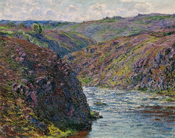 Ravines of the Creuse at the End of the Day from Claude Monet