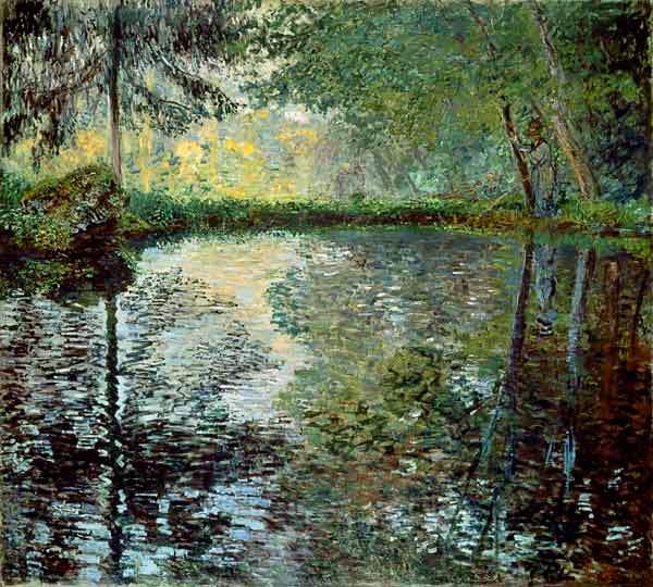 Teich im Park von Montgeron from Claude Monet
