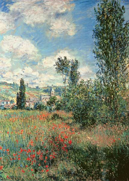 Path through the Poppies from Claude Monet