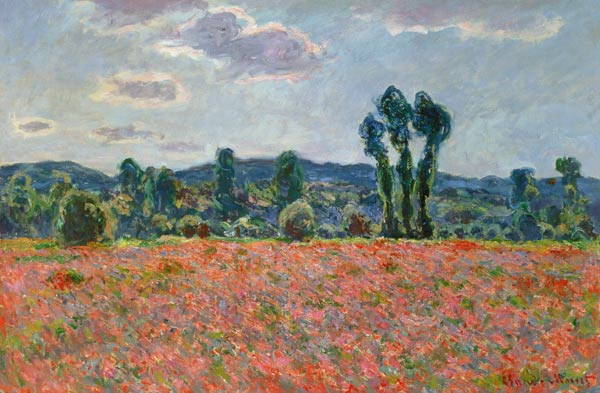 Poppy Field from Claude Monet