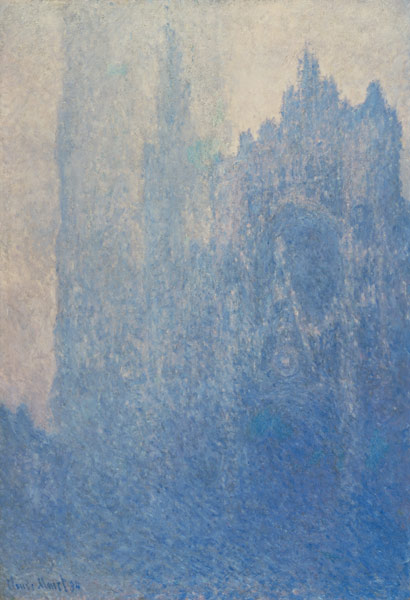 Rouen Cathedral, Foggy Weather from Claude Monet