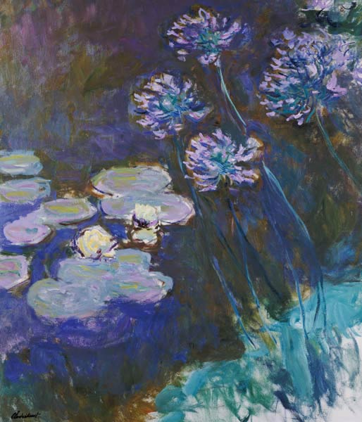 Seerosen und Agapanthus from Claude Monet