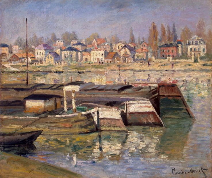 Seine at Asnières from Claude Monet