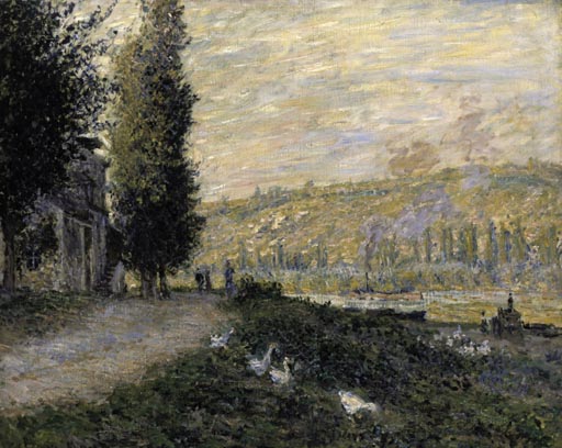 Seineboeschung bei Lavacourt from Claude Monet