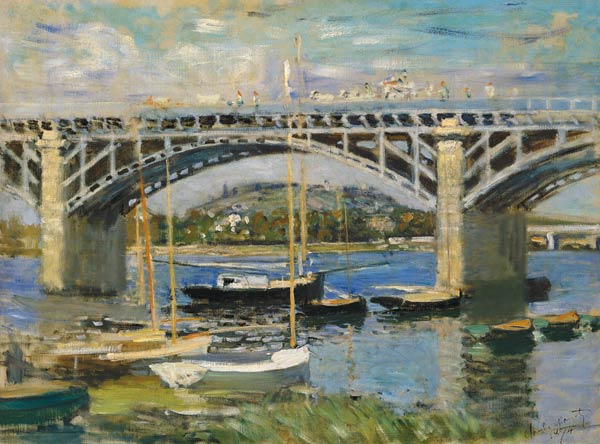 Seinebrücke in Argenteuil from Claude Monet