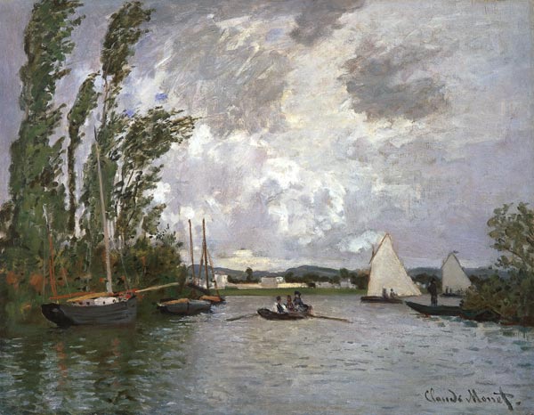 Auf einem Seitenarm der Seine bei Argenteuil from Claude Monet