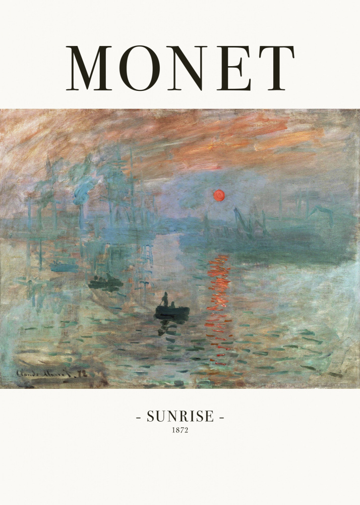 Sonnenaufgang 1872 from Claude Monet