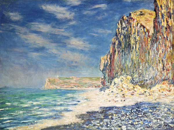 Steilküste bei Fécamp (Falaise près de Fécamp) from Claude Monet
