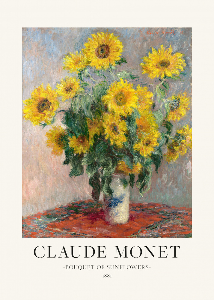 Strauß Sonnenblumen from Claude Monet