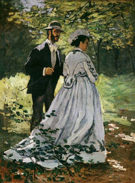 The Promenaders, or Bazille and Camille from Claude Monet