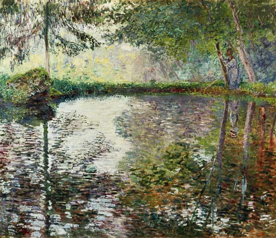The Lake at Montgeron from Claude Monet