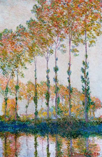 Poplars on the Banks of the Epte, Autumn