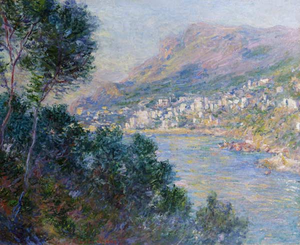 Monte Carlo, Vue du Cap Martin from Claude Monet