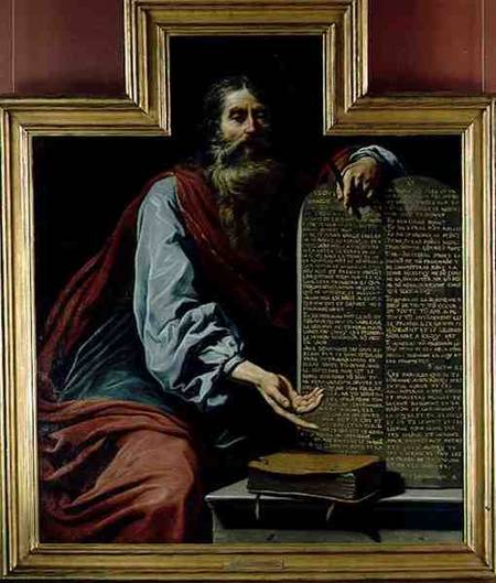 Moses with the Tablets of the Law from Claude Vignon