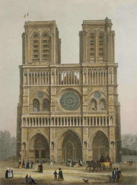 Paris, Notre Dame from Claude H Chamouin