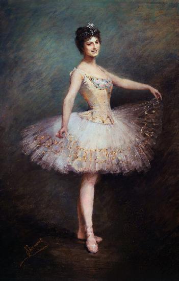 Portrait of Carlotta Zambelli (1875-1968), italienische Tänzerin und Pädagogin