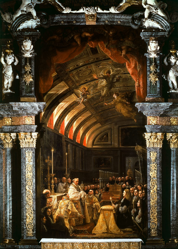 Holy Communion of Charles II (1661-1700) and his Court from Claudio Coello