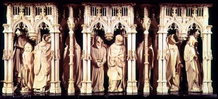 Figures of Monks on the tomb of Philip II the Bold Duke of Burgundy (1342-1404) from Claus Sluter