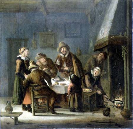 Group in an interior from Cornelis Beelt