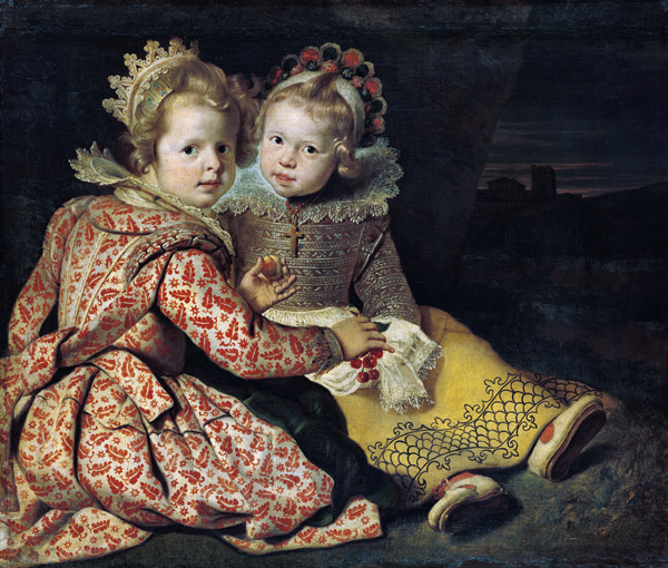 Magdalena und Jan-Baptist de Vos, die Kinder des Malers from Cornelis de Vos