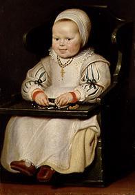 Bildnis eines kleinen Mädchens im Kinderstühlchen from Cornelis de Vos