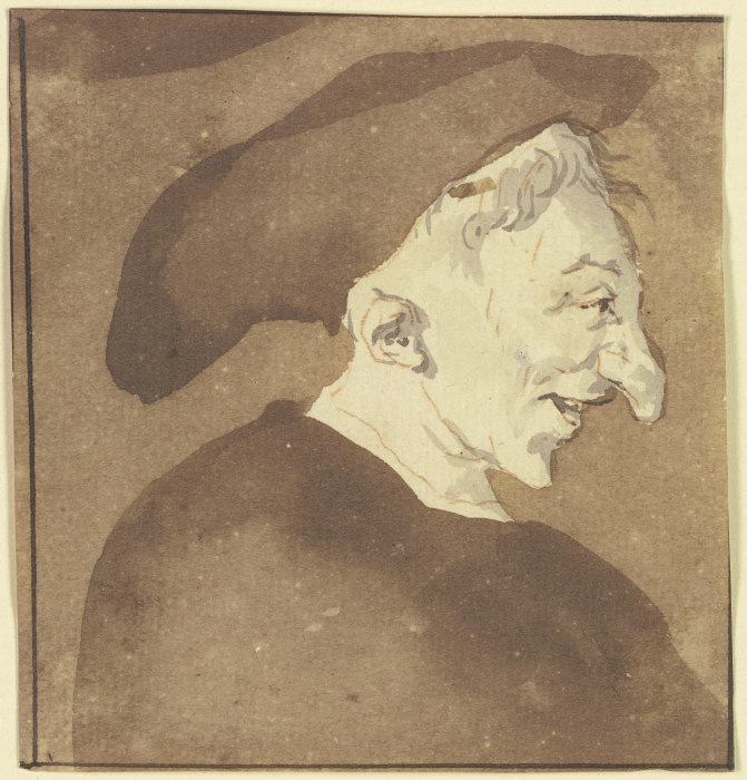 Fratzenhafter Kopf from Cornelis Dusart