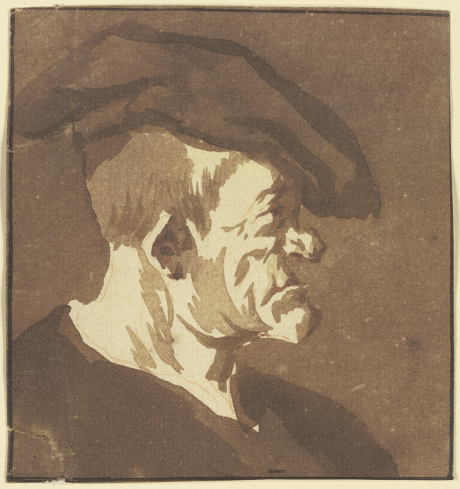 Fratzenhafter Kopf from Cornelis Dusart
