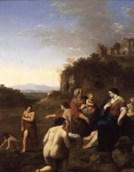 The Finding of Moses from Cornelis Poelenburgh