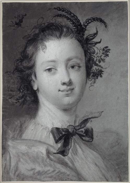 Eine junge Frau als Personifikation des Sommers from Cornelis Troost