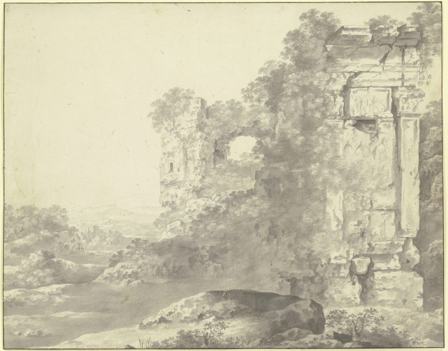 Römische Ruinen from Cornelis van Poelenburch