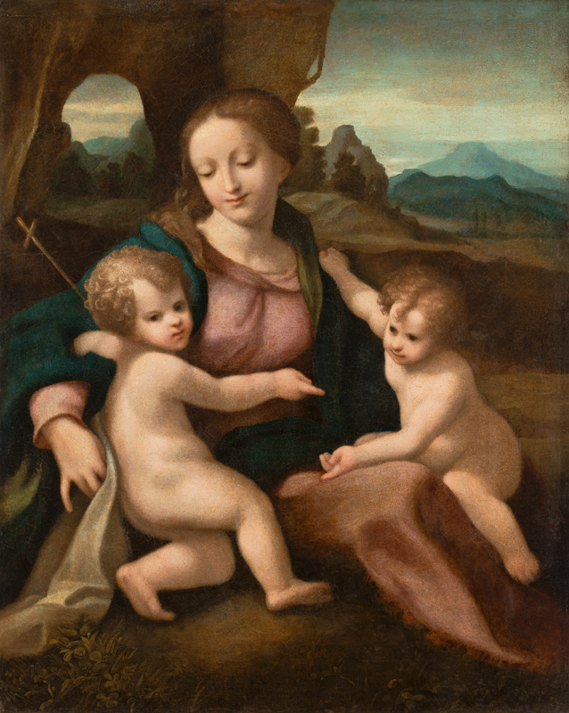Madonna mit Kind und Johannesknaben from Correggio