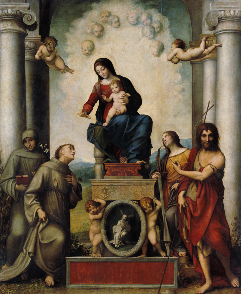 Madonna des Heiligen Franziskus from Correggio (eigentl. Antonio Allegri)