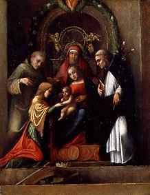 Die mystische Vermählung der heiligen Katharina. from Correggio (eigentl. Antonio Allegri)