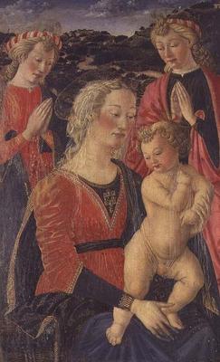 Madonna and Child with Two Angels from Cosimo Rosselli