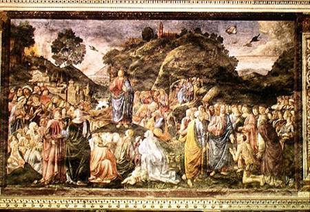 The Sermon on the Mount, from the Sistine Chapel from Cosimo Rosselli