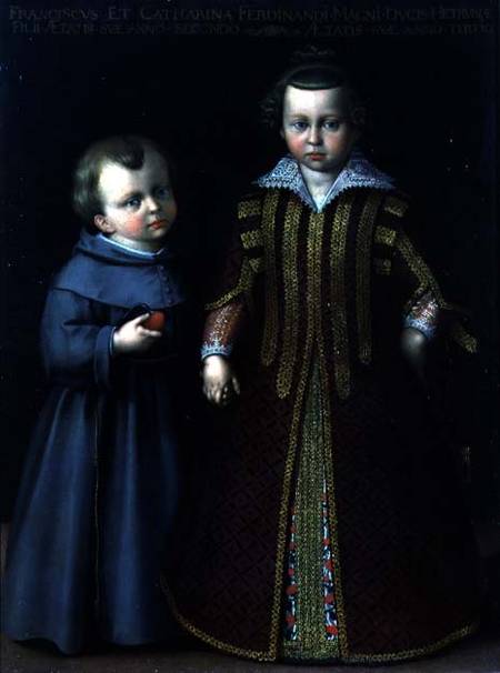 Francesco and Caterina de Medici from Cristofano Allori
