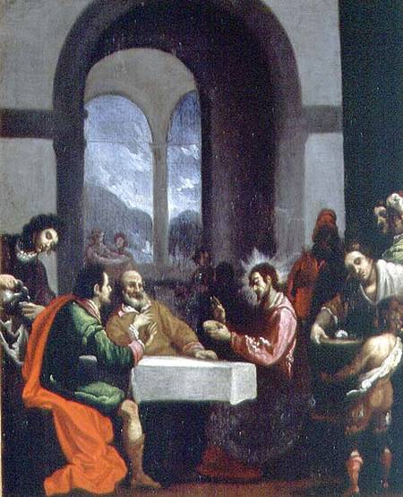 The Supper at Emmaus from Cristofano Allori