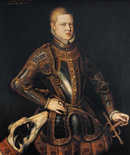 King Sebastian (1554-78) of Portugal, c.1571 from Cristovao do Moraes