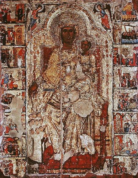 Icon of the Virgin and Child from Cypriot School