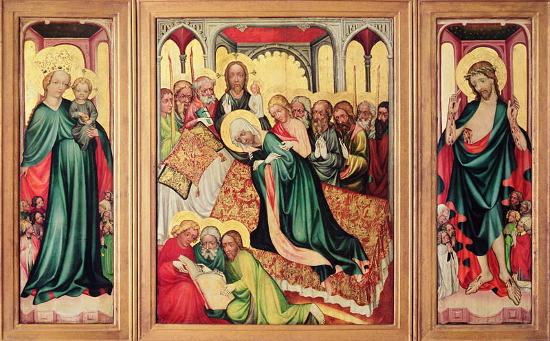 Roudnice Triptych, c.1400-10 (see 404565 for detail) from Czech School
