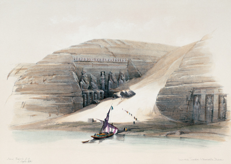Abu Simbel from D. Roberts