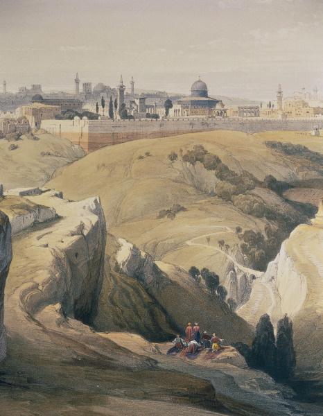 Jerusalem, Stadtansicht from D. Roberts