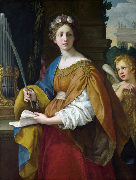 Saint Cecilia from da Cortona, Pietro (eigentl. Pietro Berrettini)