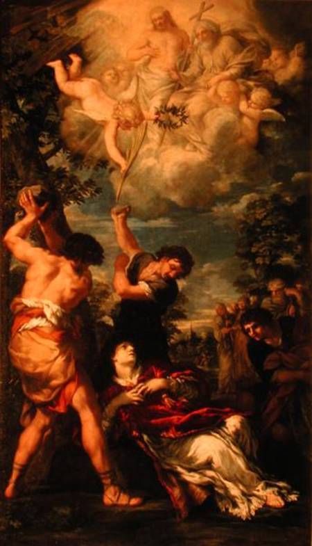 The Martyrdom of Saint Stephen from da Cortona, Pietro (eigentl. Pietro Berrettini)