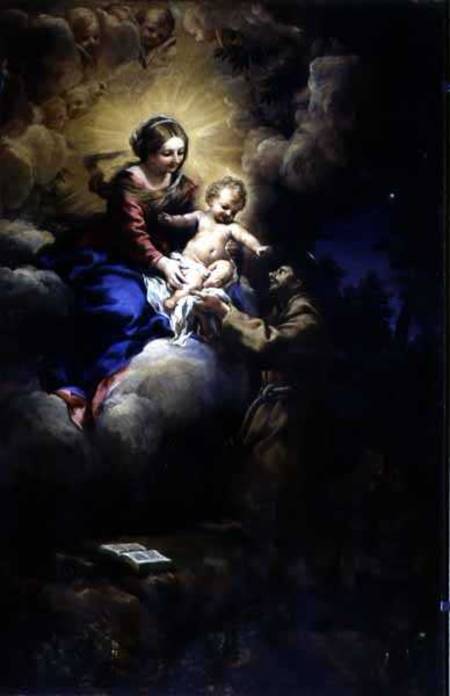 The Visitation of St Francis from da Cortona, Pietro (eigentl. Pietro Berrettini)