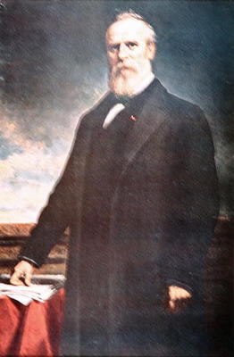 Rutherford B. Hayes (1822-93) (oil on canvas) from Daniel Huntington